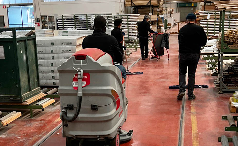 Pulizia dei Reparti industriali
